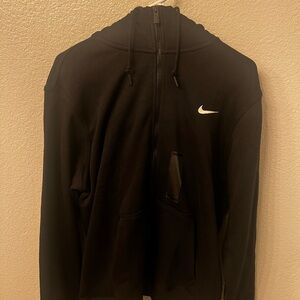 Men’s Black Nike Zip Up Hoodie Brand New Size Large